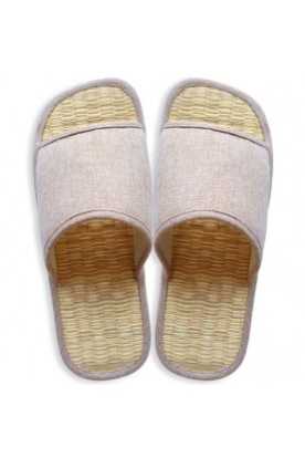 Cinnamon Slippers "Linen"