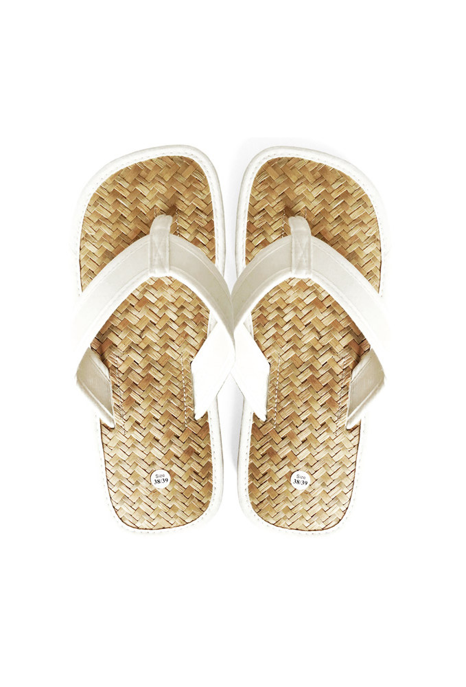 Weisse Flip Flops