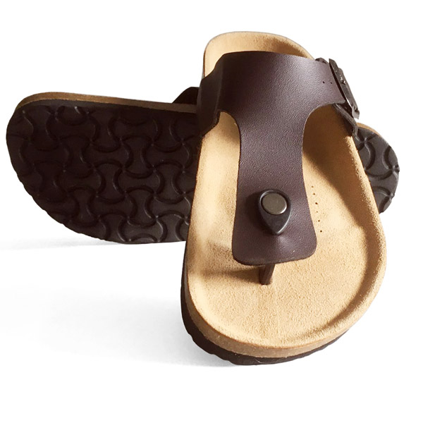 Leder Flip Flop Sandalen